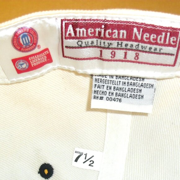 San Diego State Aztecs University Mens 90s Vintage Fitted hat 7 1/2 Small Snag - Picture 3 of 5